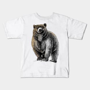 The Great Bear - A fierce protector Kids T-Shirt